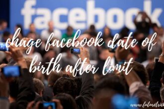 How to change date of birth on Facebook?